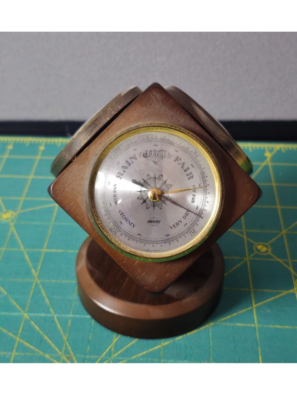 Vintg Weather Station Caracciola W Germany Barometer/Hygrometer/Thermometer Rare